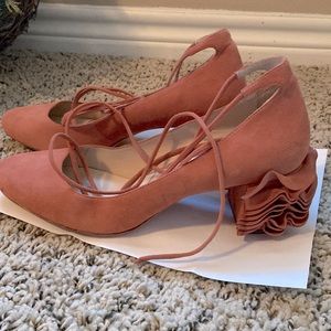 Loeffler Randall floral heels size 9.5